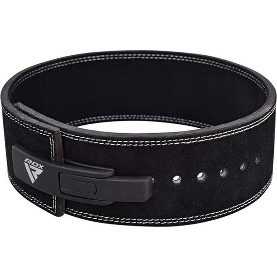 Пояс для важкої атлетики RDX 4 Pro Liver Buckle шкіряний Black Plus M | Зображення 5