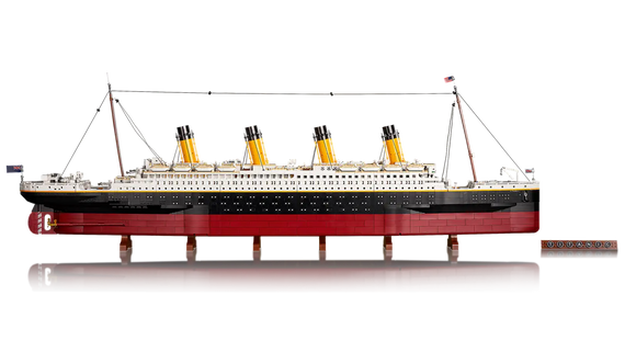Блочный конструктор Титаник 1.15 метра, 9090PCS | Зображення 6