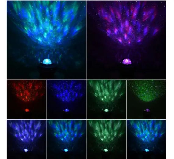 Лампа проектор Asato PROJEKTOR STARS STAR NIGHT LIGHT LED USB + пульт | Зображення 4