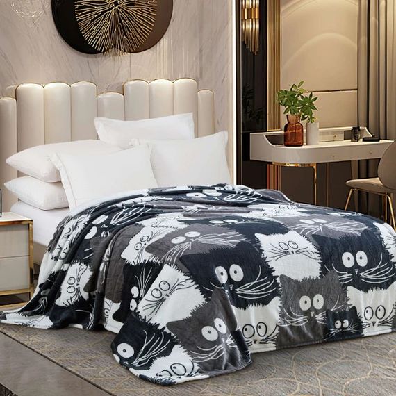 Плед флісовий Love You Нічні вартові 8190set2 150х200 см 2 шт | Зображення 1