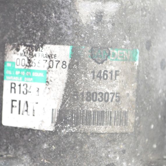 Компресор кондиціонера Fiat Doblo Fiorino Punto Scudo 2005-2024 Компресор кондиціонера Фіат Добло Фіоріно Пунто 51803075 | Зображення 4