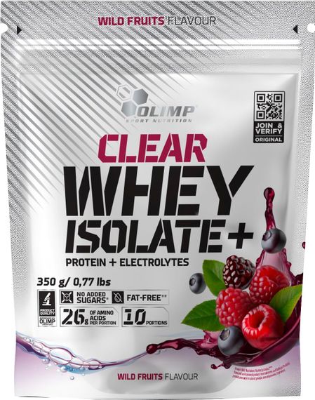 Протеин Olimp Clear Whey Isolate+ 350 g, дикие фрукты
