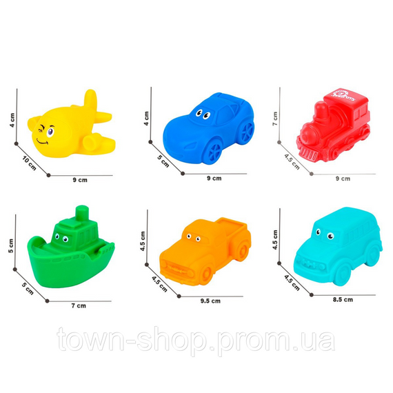 Игрушка "Набор для ванной ТехноК", арт.8973TXK, 6 шт. | Зображення 1