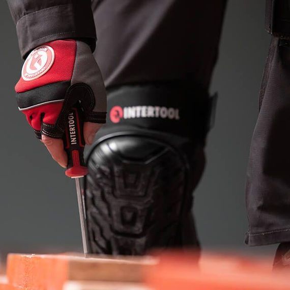 Наколінники захисні, протиковзкі накладки з ПВХ INTERTOOL SP-0054 | Зображення 7