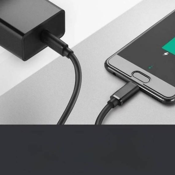 Кабель Vention USB 2.0 Type-C Male to Type-C Male 3A Cable 1M Black PVC Type