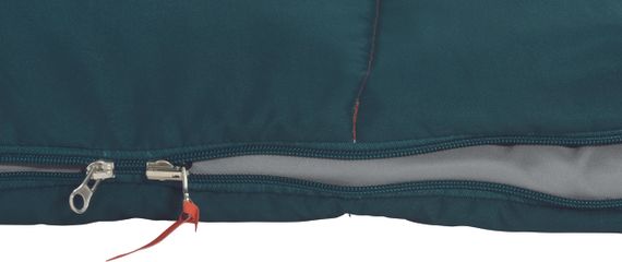 Спальний мішок одіяло с капюшоном Easy Camp Moon 200 Double/+5°C Teal Left/Right Похідний спальний мішок | Зображення 4