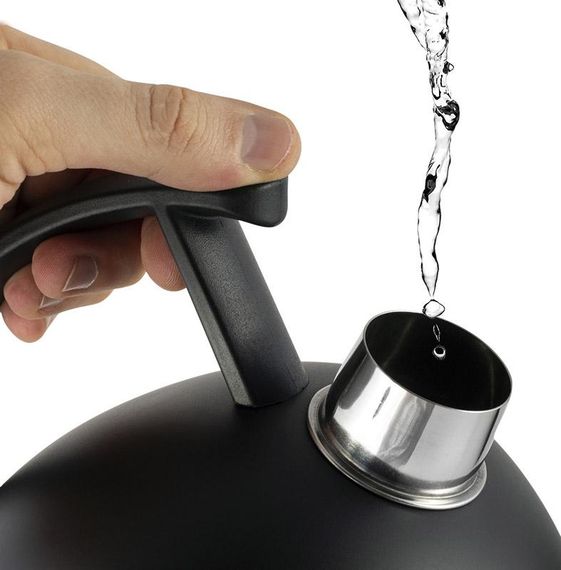 Чайник Ofenbach Magic Kettle 1.5л з нержавіючої сталі зі свистком, чорний матовий | Зображення 1