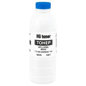Тонер HP CLJ Pro M252 100г, cyan HG (TSM-HGH02C-100)