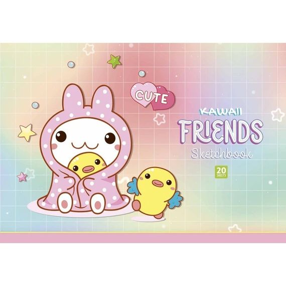 Альбом для малювання PB-GB-020-8513-3 склейка 20 акрушів