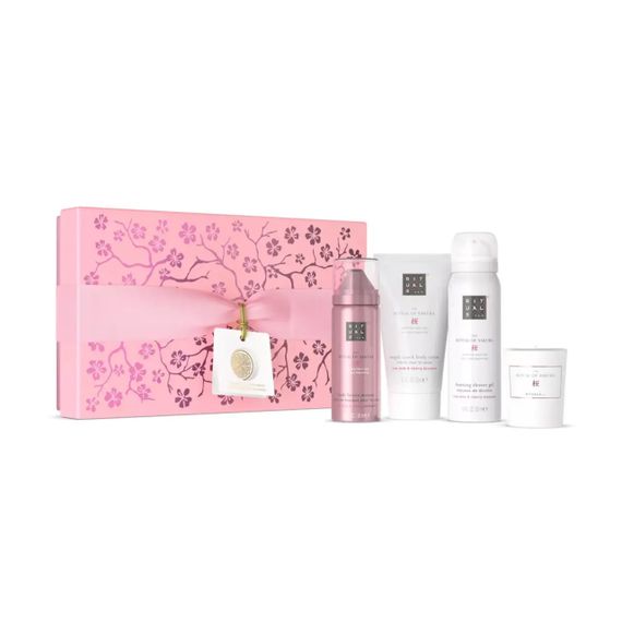 Подарочный набор RITUALS... The Ritual of Sakura 4 bestsellers S (cream, shower foam, body mousse, scented candle)