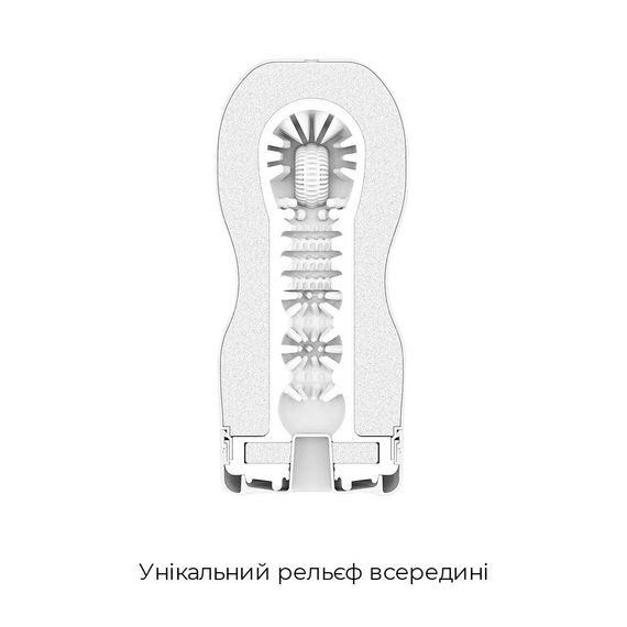 Мастурбатор Tenga Deep Throat (Original Vacuum) Cup (глибоке горло) Gentle з вакуумною стимуляцією | Зображення 2