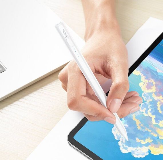 Стилус Hoco GM114 Smart Active для планшетів Apple iPad - White | Зображення 2