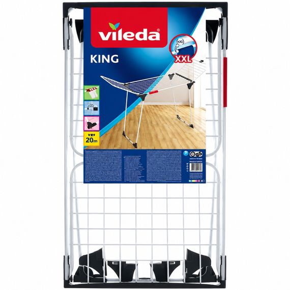 Сушилка для белья Vileda King напольная складная 20 м с крыльями (180046) | Зображення 9