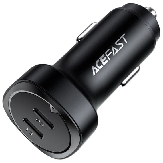 АЗП Acefast B2 PD36W+PD36W total 72W (2USB-C) Black | Зображення 1