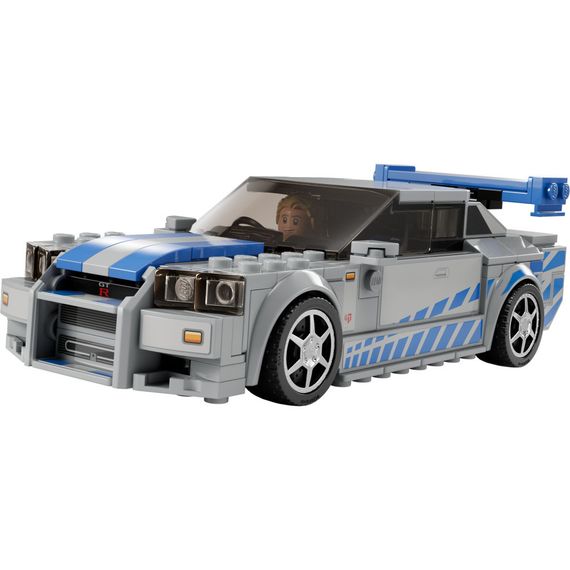 Конструктор LEGO Speed Champions «Подвійний форсаж» Nissan Skyline GT-R (R34) 319 деталей (76917) | Зображення 1