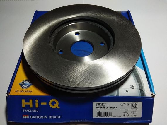 Диск гальмівний Epica/Evada 2.5 передній, Hi-Q (SD3007) 1 шт (96329364)
