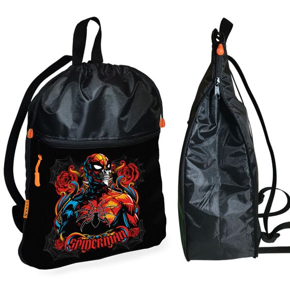 Рюкзак-мешок для школы Человек-паук "Spider-Man"детская сумка для обуви и спортивной одежды (01519)