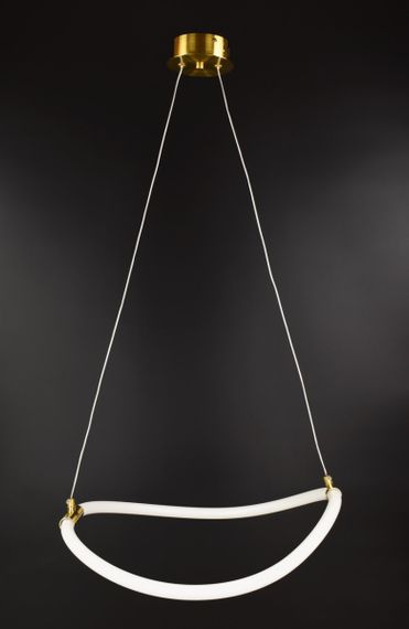 Люстра світлодіодна стельова LED світильник для квартири на стелю лед 25864 Золото 40-110х46х46 см.