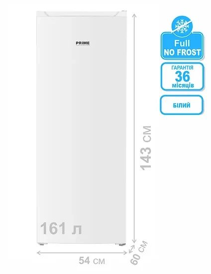 Морозильна камера PRIME Technics FSN 1413 E | Зображення 1