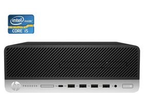 ПК HP ProDesk 600 G3 SFF / Intel Core i5-7400 (4 ядра по 3.0 - 3.5 GHz) / 16 GB DDR4 / 240 GB SSD / Intel HD Graphics 630 б/в