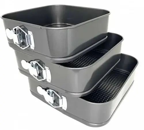 Форми для випікання квадратні UNIQUE UN-1704 3шт | Зображення 1