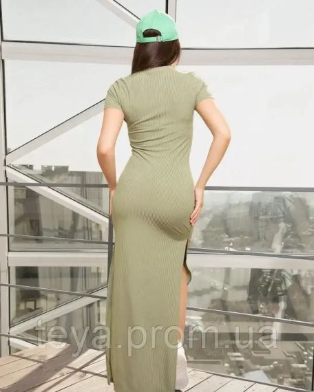 Плаття для жінок колір хакі розмір XL FI_000760 | Зображення 2