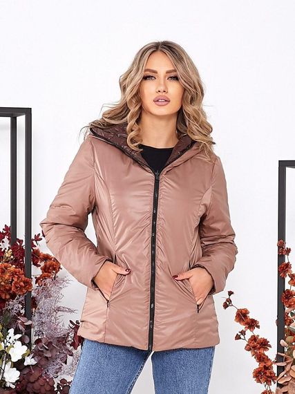 Куртка двостороння, арт.185, кава / шоколад | Зображення 2