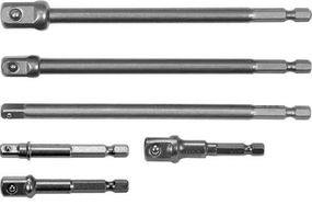 Набор держатель адаптер торцевых головок 1/4",3/8",1/2" HEX 6 шт YATO YT-04629