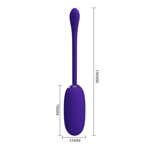 Віброяйце PRETTY LOVE JULIUS EGG Purple 12 function vibrations Sex Aura | Зображення 2