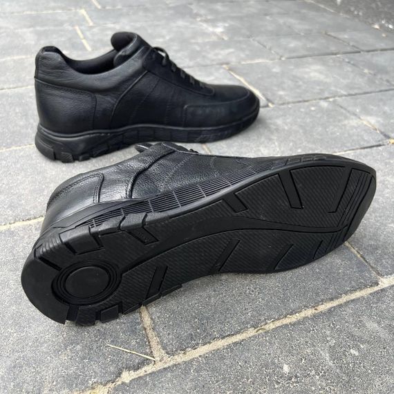 Кожаные черные кеды Luciano Bellini 43 размер | Зображення 7