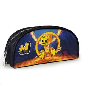 Пенал школьный Minecraft Крипер 23х10х8 см с принтом для мальчика (02848)