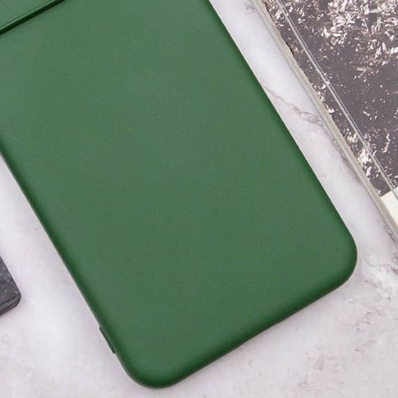 Чехол Silicone Cover Lakshmi Full Camera (A) для Oppo A38 / A18 Зеленый / Dark green | Зображення 2