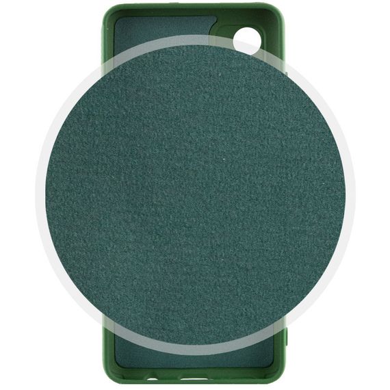 Чехол Silicone Cover Lakshmi Full Camera (A) для Oppo A38 / A18 Зеленый / Dark green | Зображення 1