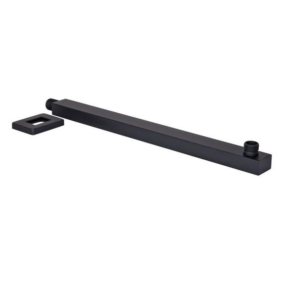 Кронштейн для верхнього душу Qtap Trubice 400 мм прямокутний QTTRU120BLM45929 Black Matt | Зображення 3