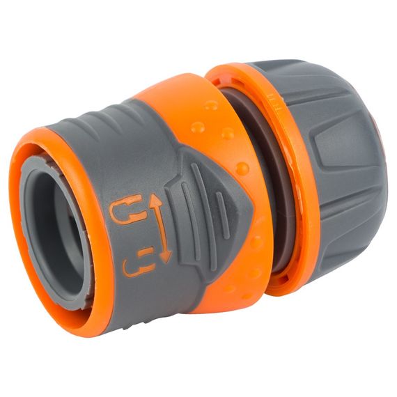 Конектор Flora 1/2" швидкознімний для шланга 1/2" з замком (ABS+TPR) (5015464) | Зображення 1