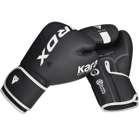 Боксерскі рукавички RDX F6 Kara Matte White 10 унцій (капа в комплекті) | Зображення 4
