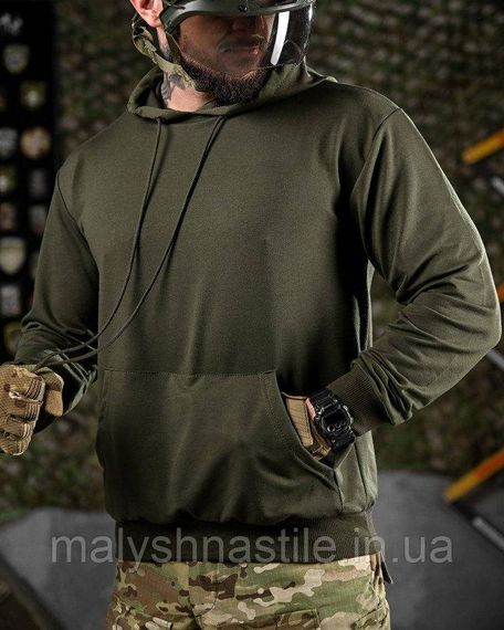 Тактическая худи MAKLIN  молодость олива ДЛ7045 | Зображення 5