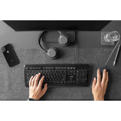 Клавиатура 2E 2E KS120 USB-A Black (2E-KS120UB_UA) | Зображення 1