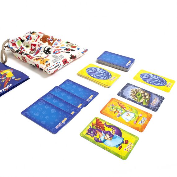 Дитяча настільна гра в мішечку "Врятуй дракона" VT8077-11, 54 картки | Зображення 1