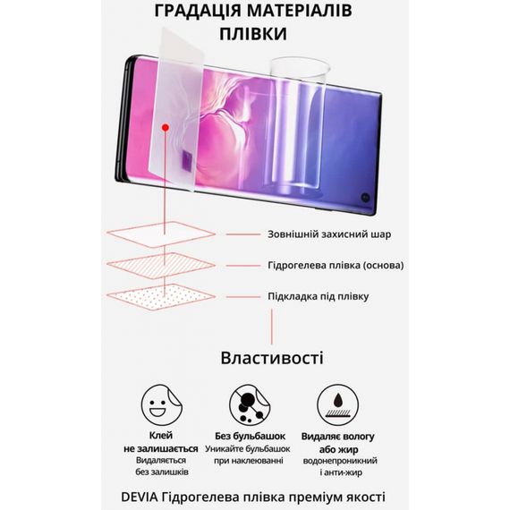 Плівка захисна Devia case friendly Samsung Galaxy S22 (DV-SM-S22U) | Зображення 1