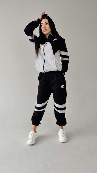 Спортивний костюм унісекс adidas колір сірий | Зображення 9