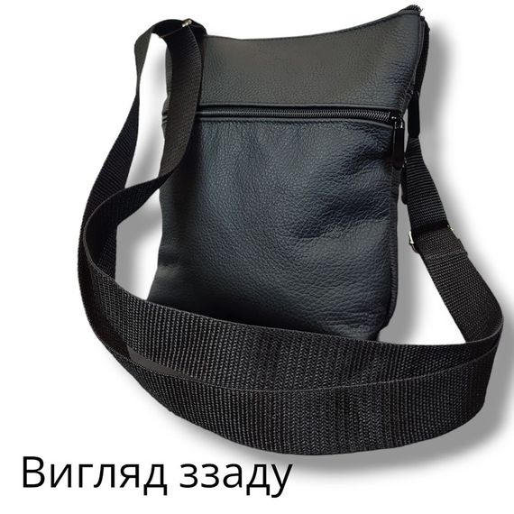 Чоловіча невелика сумка-месенджер, Сумка ділова для документів, Чоловіча шкіряна сумка HD-73 | Зображення 3