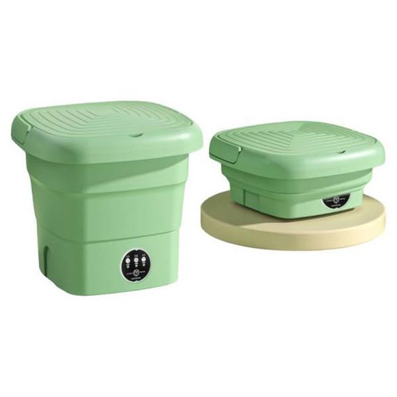 Машина стиральная складная Maxtop Silicon Washing Machine Зеленая