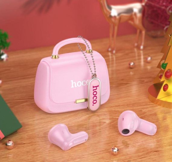 Бездротові навушники HOCO DES35 Dawn handbag BT headset Pink | Зображення 3