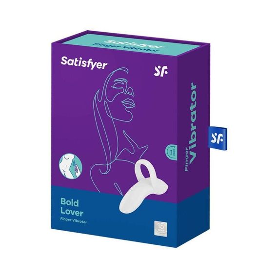 Вібратор на палець Satisfyer Bold Lover White, гнучкий Sex Aura | Зображення 3