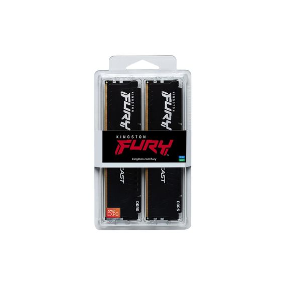 Модуль памяти для компьютера DDR5 32GB (2x16GB) 5200 MHz Beast AM5 Black Kingston Fury (ex.HyperX) (KF552C36BBEK2-32) | Зображення 4