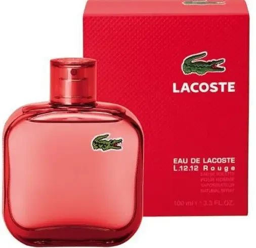 Чоловіча туалетна вода Lacoste Eau De Lacoste L.12.12 Rouge 100 мл | Зображення 1