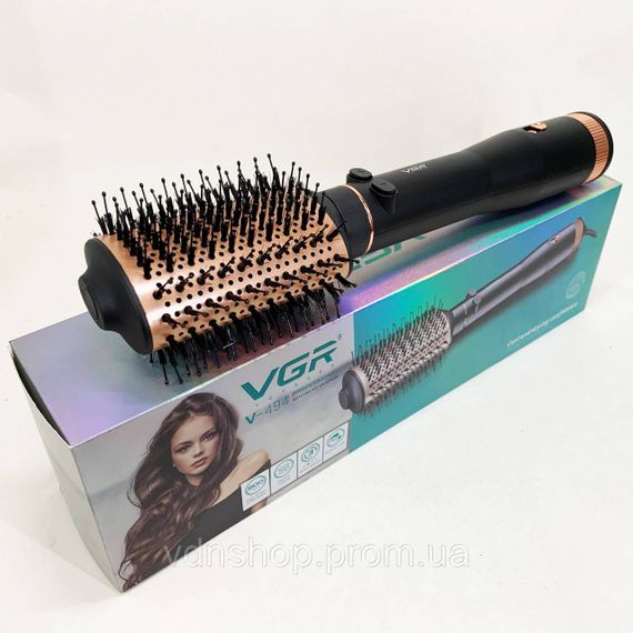 Фен брашинг VGR, Фен щетка с холодным воздухом для укладки волос унивесальный PN-97 | Зображення 5