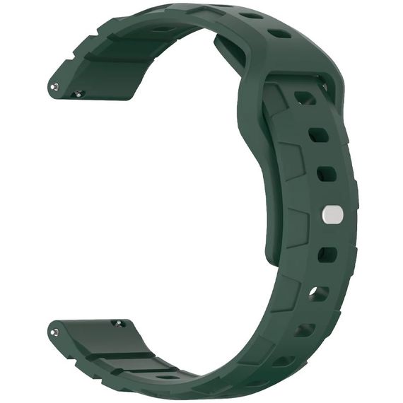 Силіконовий ремінець Defense для Smart Watch 20mm Pine green | Зображення 1