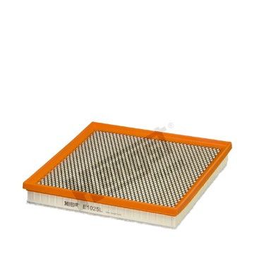 Фильтр воздушный с поролоном Opel Astra 1.3-2.0 Turbo/CDTi 09-, Hengst, E1025L,